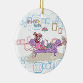 Entspannung Keramik Ornament (Rechts)