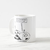 entspannung larry! kaffeetasse (Vorderseite Links)