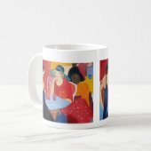 Entspannung mit einem Freund Kaffeetasse (Vorderseite Links)