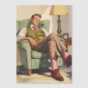 Entspannung Mitte des Jahrhunderts: Ein Gentleman' Magneteinladung