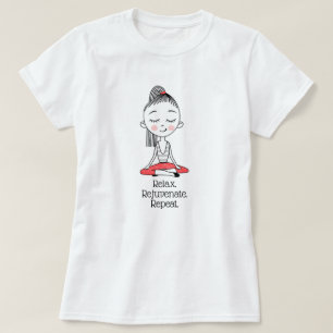 Entspannung Zen Frieden Yoga T-Shirt