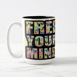 Entspannung Zweifarbige Tasse