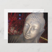 Entspannungs-Buddha Postkarte (Vorne/Hinten)