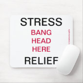 Entspannungs-Knall-Kopf hier Mousepad (Mit Mouse)