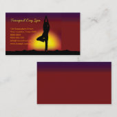 Entspannungs-Visitenkarte Visitenkarte (Vorne/Hinten)