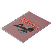 Entspannungsmodus – Chill Vibes Sticker Notizblock (Linke Seite)