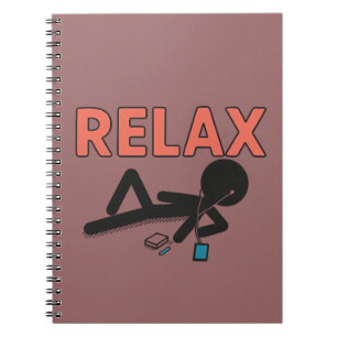 Entspannungsmodus – Chill Vibes Sticker Notizblock