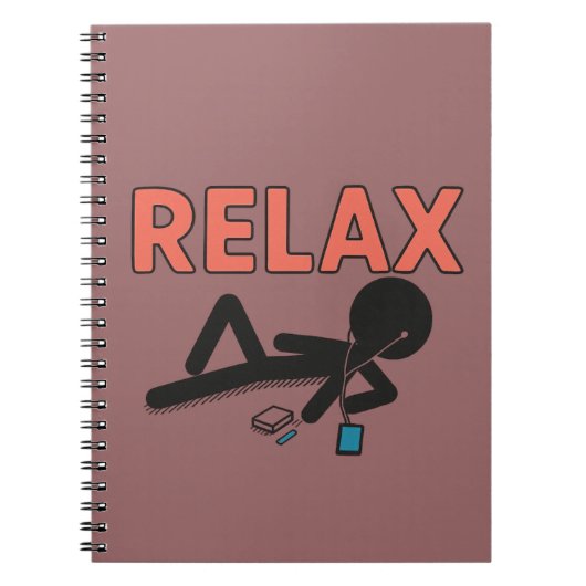 Entspannungsmodus – Chill Vibes Sticker Notizblock (Vorderseite)