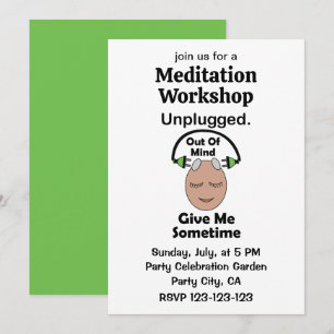 Entspannungsworkshop: Meditation ohne Ablenkung Einladung