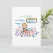 Entspannungszone Einladung (Stehend Vorderseite)