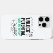 Entsperren potenzieller Code-Future-Fall | Tech Jo Case-Mate iPhone Hülle (Rückseite (Horizontal))