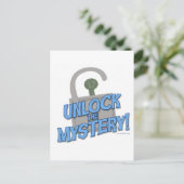 Entsperren Sie das Geheimnis! Postkarte (Stehend Vorderseite)