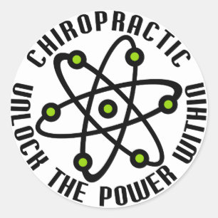 Entsperren Sie den Power im Inneren Runder Aufkleber