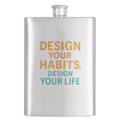 Entsperren Sie den Power innerhalb - Motivierend E Flachmann (Vorderseite)