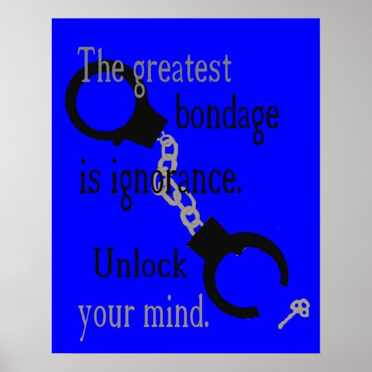 Entsperren Sie Ihr Gedankenposter Poster (Vorne)