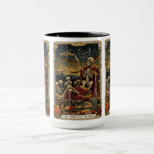 Entsperren Sie Ihr Ziel im Tarot BEKÄMPFENDER GESC Tasse (Zentrum)