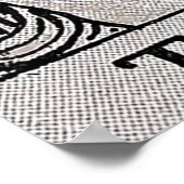 Entsperren Sie Ihr Ziel: Vintage Tarot-Karte Poster (Ecke)