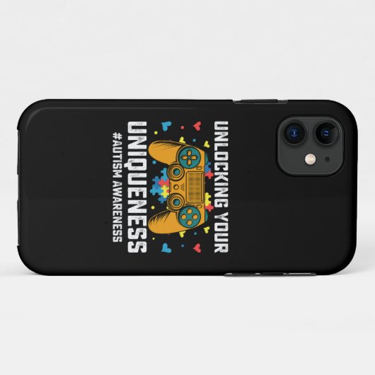 Entsperren Sie Ihren einzigartigen Autismus Gaming Case-Mate iPhone Hülle (Rückseite (Horizontal))
