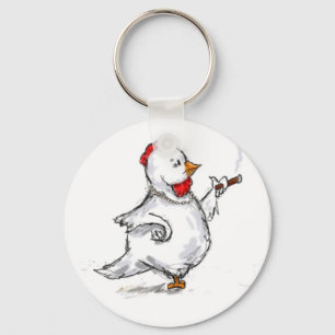 Entsperren Sie Türen mit Dr. Julia Chicken Schlüsselanhänger