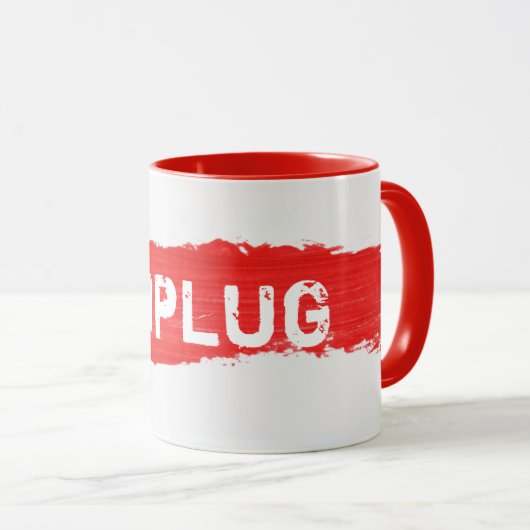 ENTSPRECHEN Sie Text auf der roten Tasse (VorderseiteRechts)