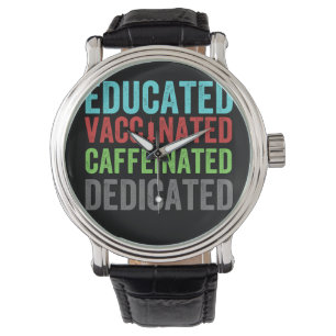 entsprechend ausgebildete geimpfte, koffeinierte P Armbanduhr