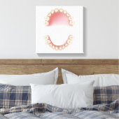 Entsprechende Zahnbehandlung (Babyzähne) Leinwanddruck (Insitu (Schlafzimmer))