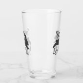 Entspringen etwas Häschen-Lieben Sie Glas (Links)