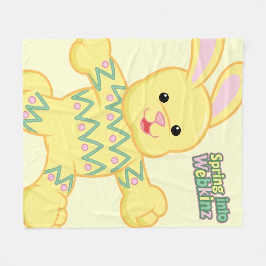 Entspringen Sie in Webkinz! Fleecedecke (Vorderseite (Horizontal))