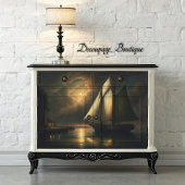 Entstehung des Seeschiffes von Monlit Seidenpapier