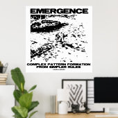 Entstehung komplexer Muster aus einfacheren Poster (Heimbüro)