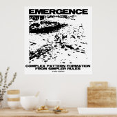 Entstehung komplexer Muster aus einfacheren Poster (Küche)