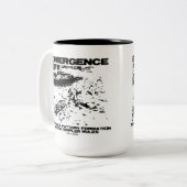 Entstehung komplexer Muster aus einfacheren Zweifarbige Tasse (Vorderseite Links)