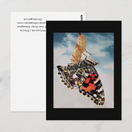 Entstehung Postkarte (Vorne/Hinten)