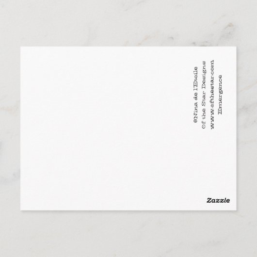 Entstehung Postkarte (Rückseite)