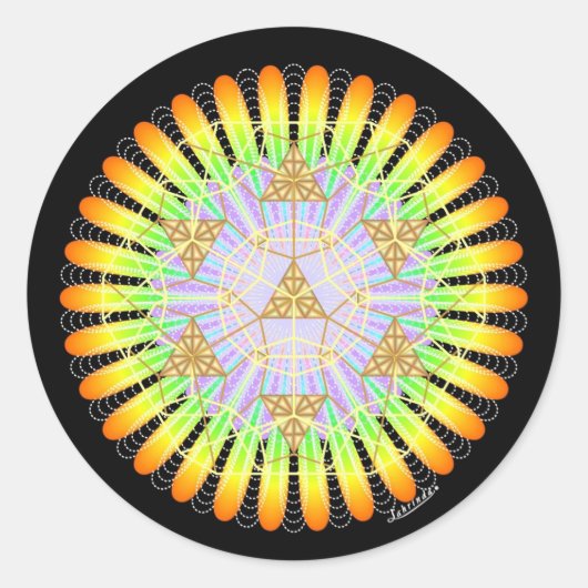 Entstehung Runder Aufkleber (Vorderseite)