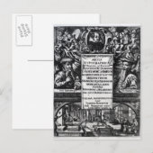 "Entstehung und Geschichte der Typografie" Postkarte (Vorne/Hinten)