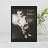 Entstehung von Einladungen von Mann, der Junge aus (Stehend Vorderseite)