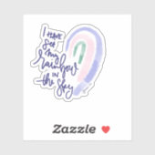 Entstehung von Regenbogenaufklebern Aufkleber (Blatt)