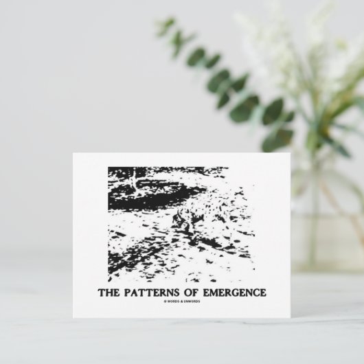 Entstehungsmuster (optische Illusion des Dalmatine Postkarte (Stehend Vorderseite)