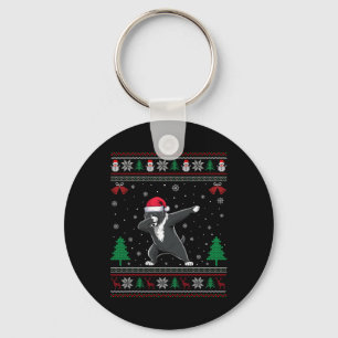 Enttäuschen der portugiesischen Weihnachtsmannmütz Schlüsselanhänger
