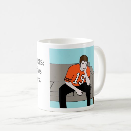 Enttäuschendes Cleveland trägt Tasse zur Schau (VorderseiteRechts)