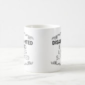 enttäuscht, aber nicht mehr überrascht kaffeetasse (Mittel)