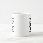 Enttäuscht Mich Lustiger Becher Kaffeetasse (Mittel)