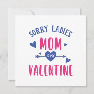 ENTTÄUSCHTE DAMEN MUTTER IST MEIN VALENTIN EINLADUNG