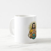 Enttäuschter Jesus Luftballon Gym Fail Kaffeetasse (Vorderseite Links)