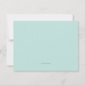 Enttäuschter Strand nach Hochzeitsfrühstück Einlad Einladung (Rückseite)