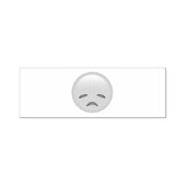 Enttäuschtes Gesicht - Emoji Permastempel (Design)