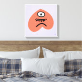 Enttäuschtes Herz - traurig mit Stachel Leinwanddruck (Insitu (Schlafzimmer))