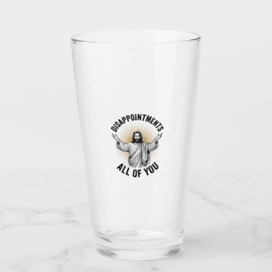 Enttäuschungen euch alle Vintage religiöse Bluse Glas