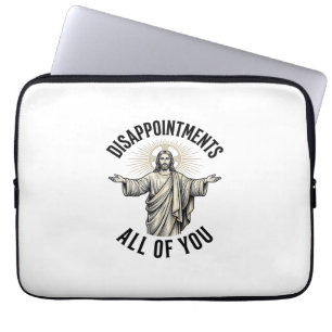 Enttäuschungen euch alle Vintage religiöse Bluse Laptopschutzhülle